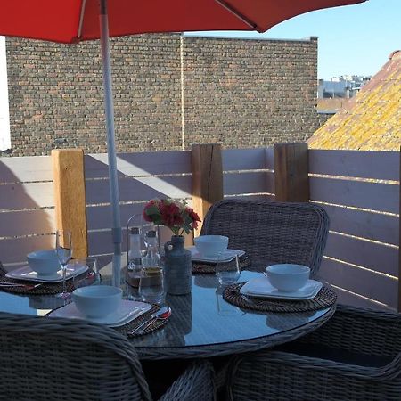 The Rooftop - A Trendy New Apartment With Airconditioning, Large Terrace & Free Parking Ostend Exterior photo