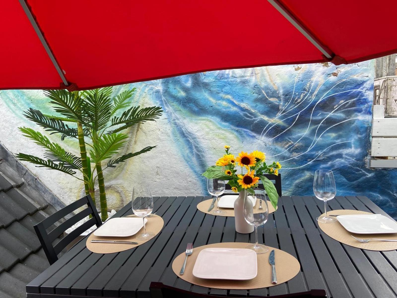 The Rooftop - A Trendy New Apartment With Airconditioning, Large Terrace & Free Parking Ostend Exterior photo